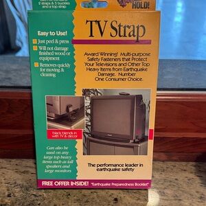 New in box TV Strap for Electronics - Black